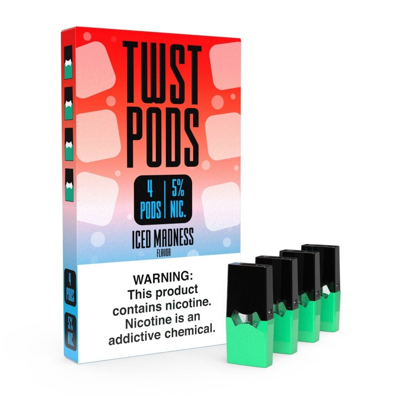 TWST PODS | Iced Madness JUUL Compatible Pods - 5 ...