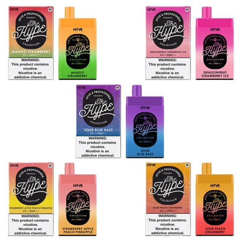 Hype Disposable | 5000 Puffs | 12mL | 5%