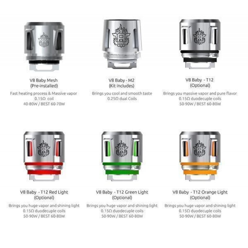 SMOK V8 Baby Beast | Big Baby Beast | Baby Prince Coils 5 Pack