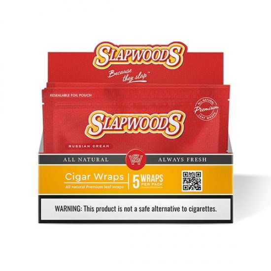Slapwoods Cigar Wraps – 5 Wraps Single Pack